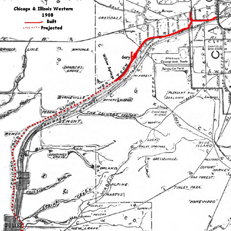 C&IW Map 1908