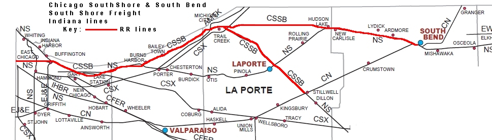 CSS&SB lines in Indiana